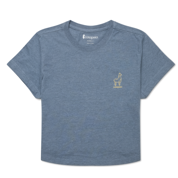 Tiny Llama Crop T-Shirt - Women's